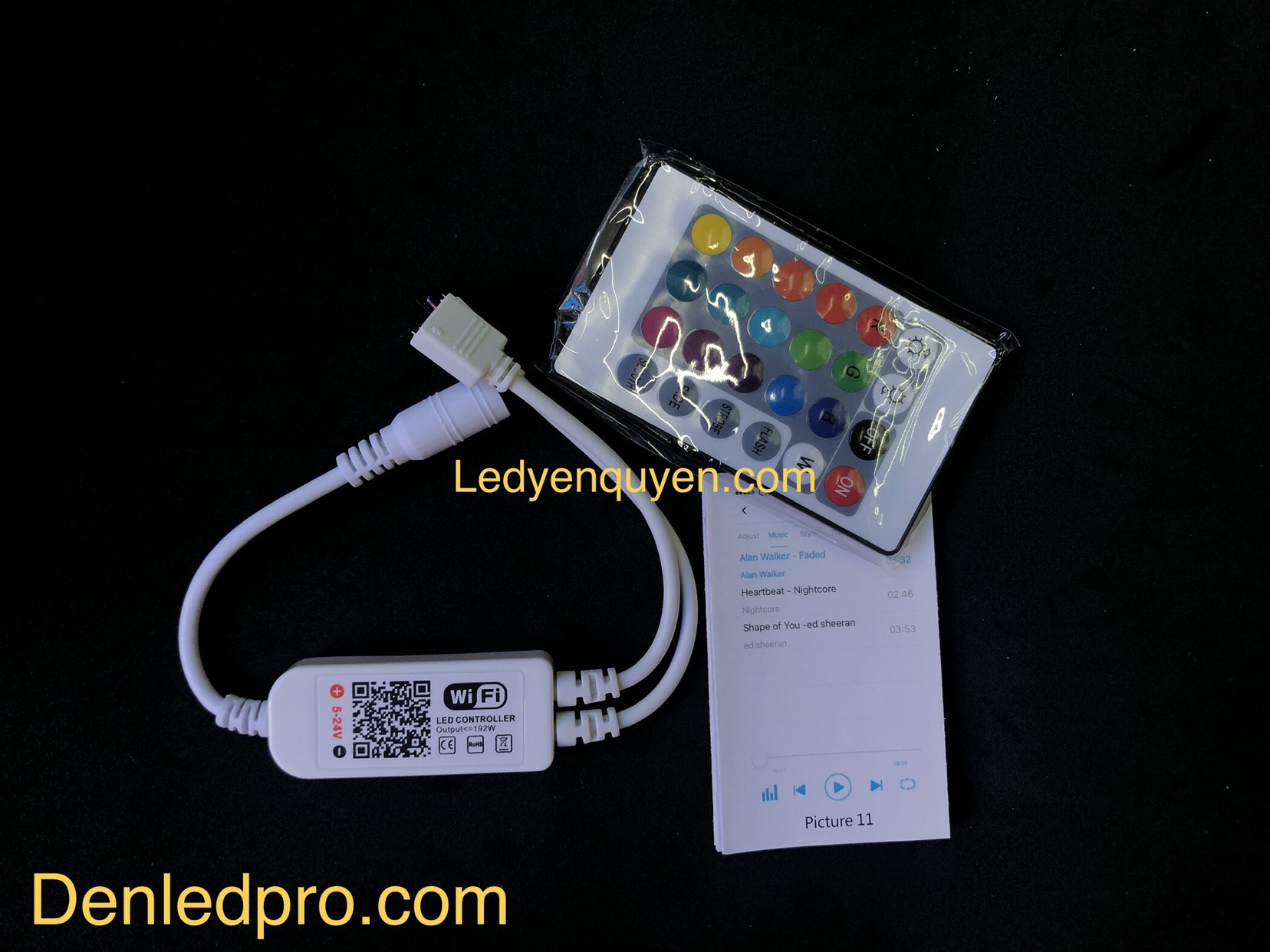 Bo Äiá»u Khiển RGB WiFi 5V - 24V DC  Bo Äiá»u Khiển RGB WiFi 5V - 24V DC