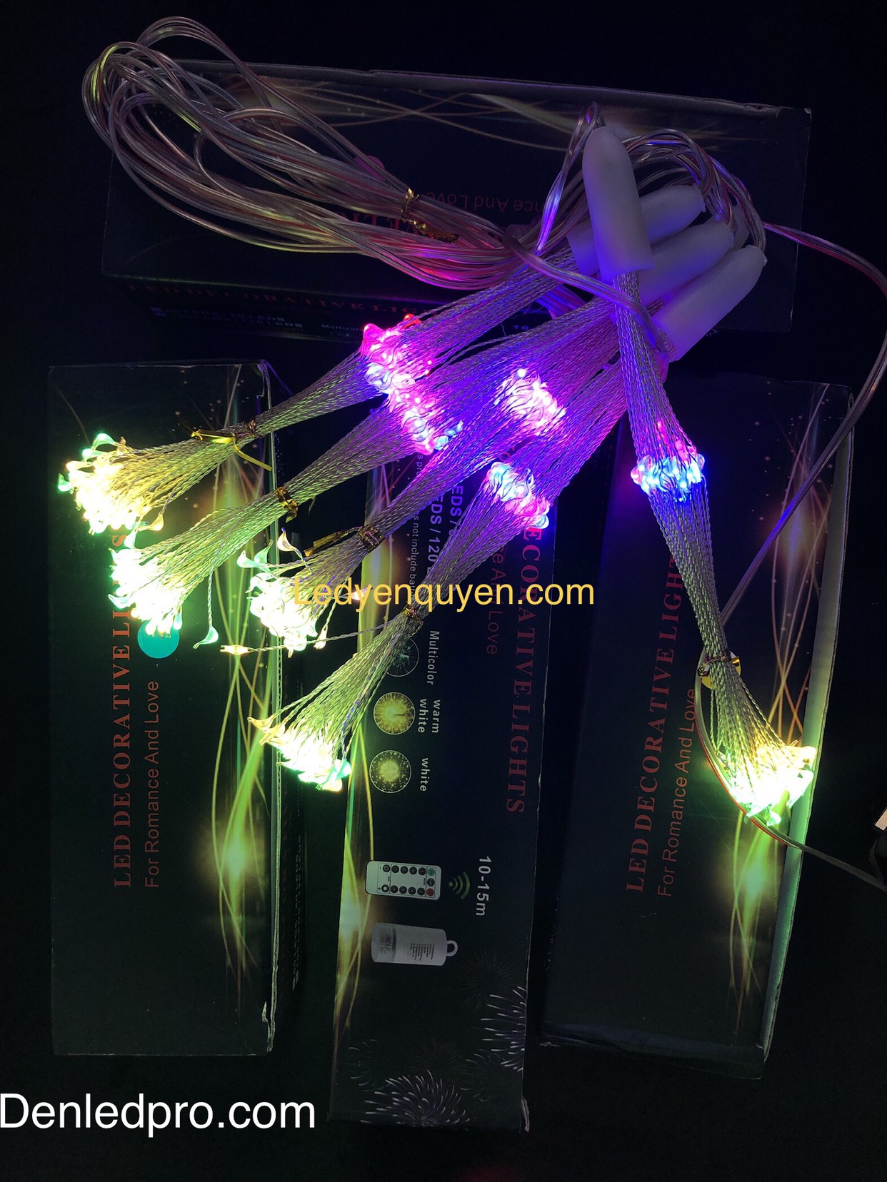 LED Dây Äom Äóm Pháo Hoa 5 Cây  LED Dây Äom Äóm Pháo Hoa 5 Cây