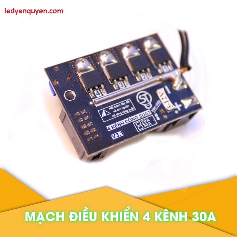 Bo Äiá»u Khiển LED Mạch Vẫy 4 Cổng 30A Bo Äiá»u Khiển LED Mạch Vẫy 4 Cổng 30A